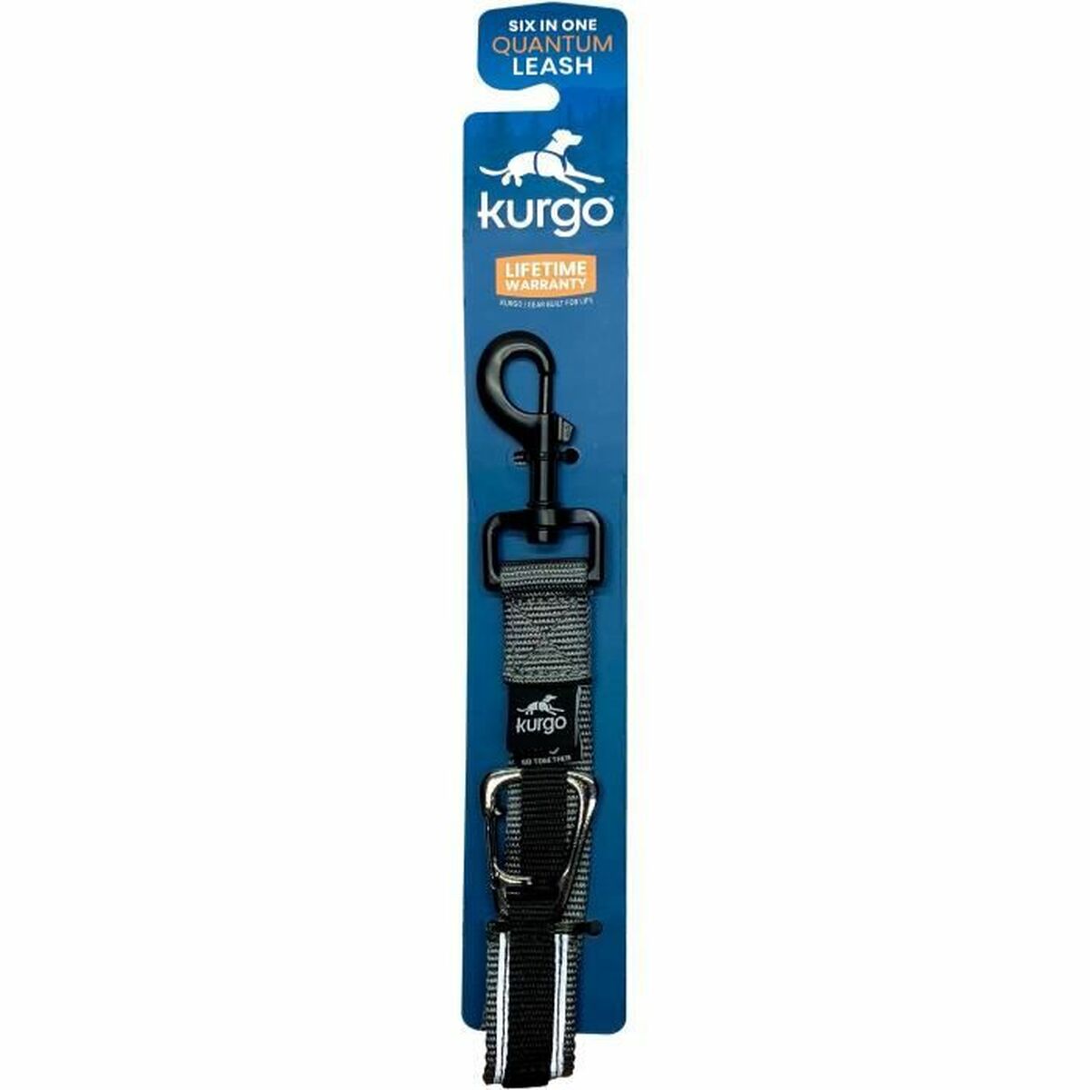 KURGO Quantum Hundeleine – 6-in-1 Multifunktionsleine (Reflektierend, Freihand-Option)-1