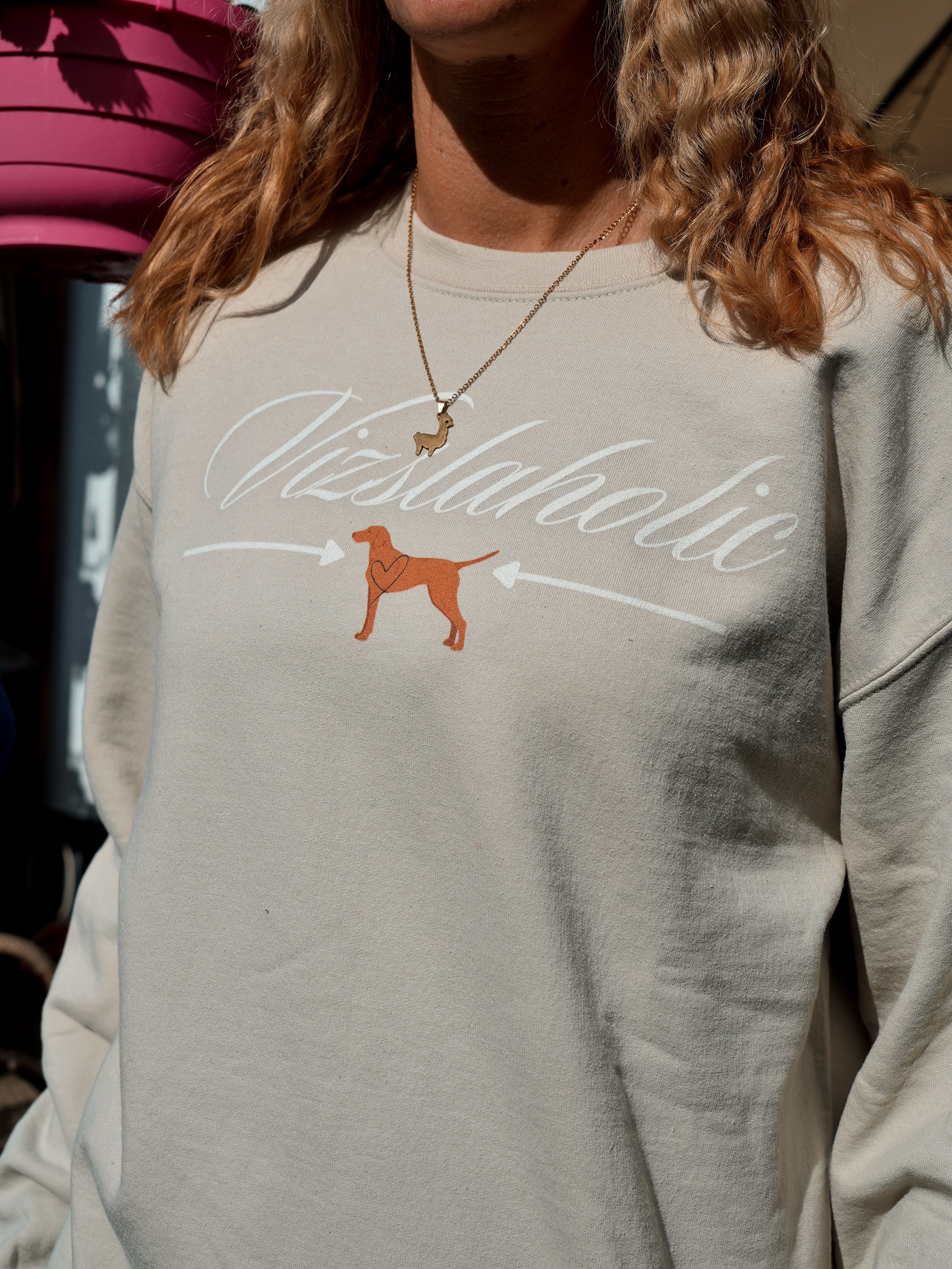 Vizslaholic Sweatshirt – einmal Vizsla = immer Vizsla!