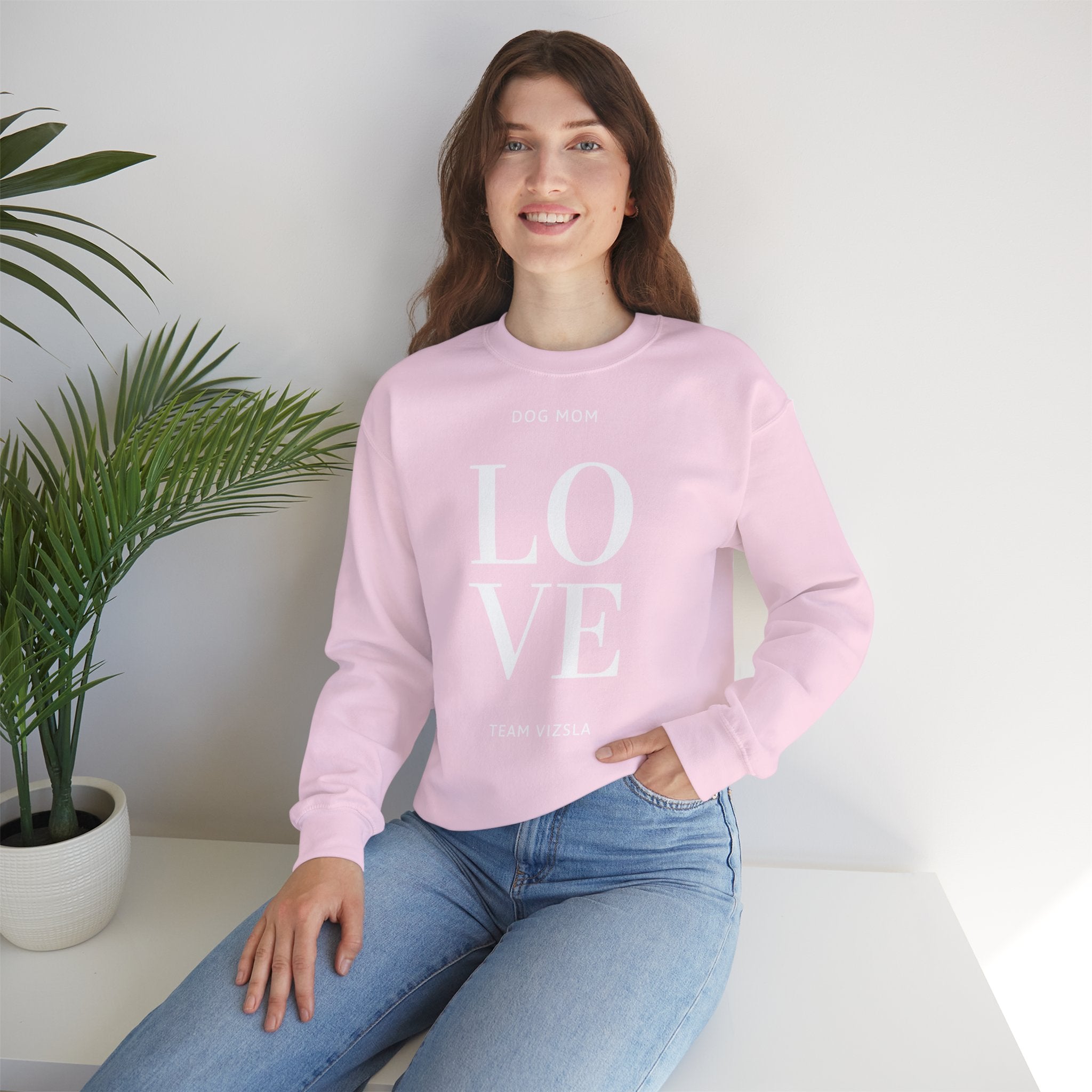 LOVE Sweatshirt – Team Vizsla Pullover für Vizslaliebhaber