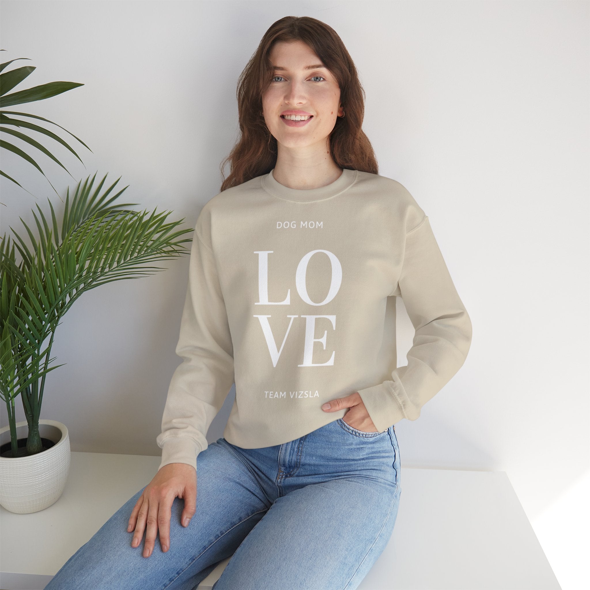 LOVE Sweatshirt – Team Vizsla Pullover für Vizslaliebhaber