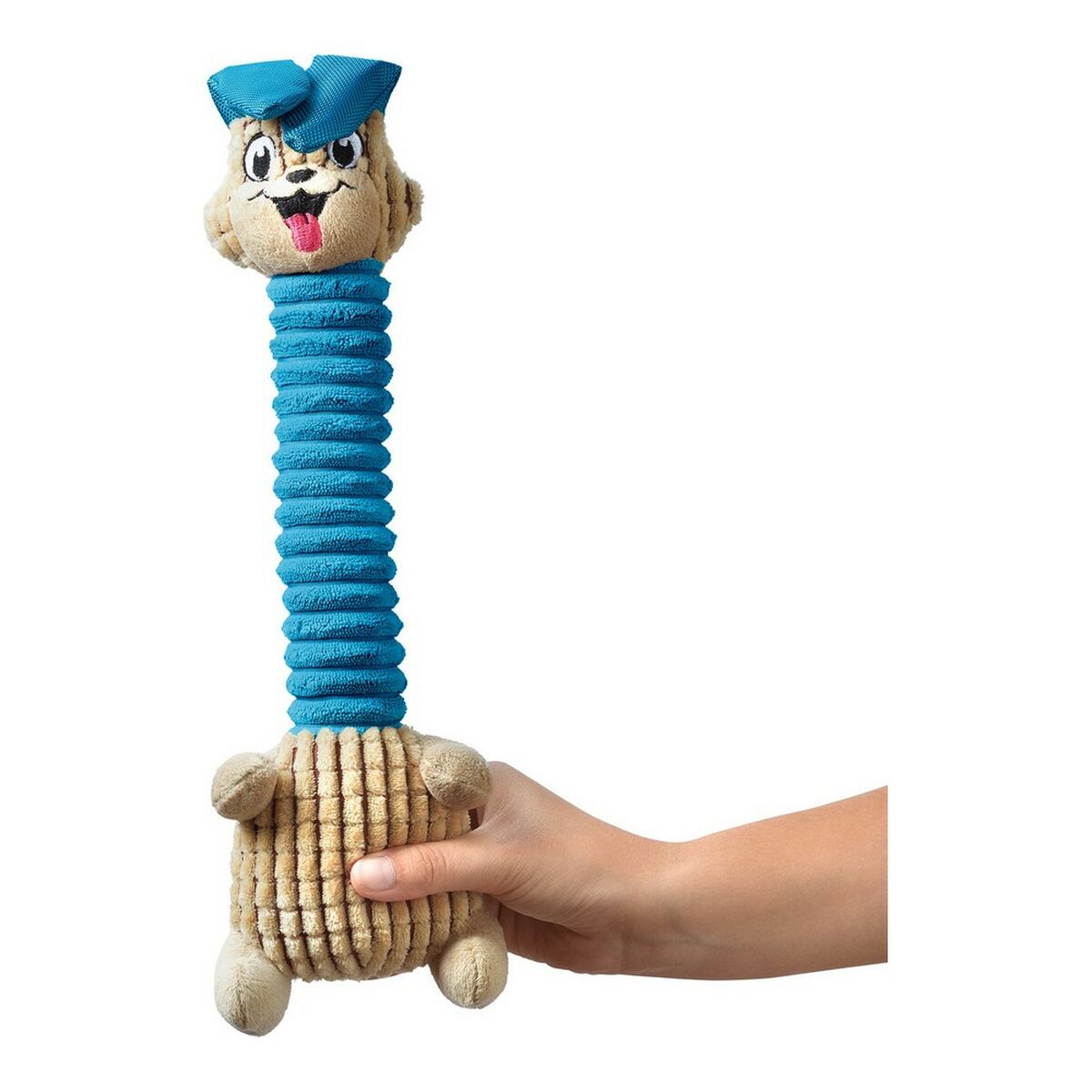 Interaktiver HUNTER Kuschel-Hase für Hunde (Türkis, 38 cm)-1