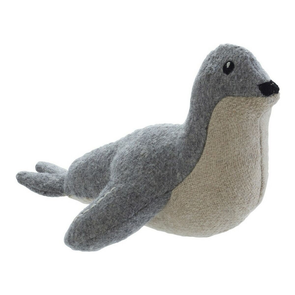 HUNTER Kuscheltier Skagen Seerobbe – Nachhaltig & leise (Grau, 100 % recycelt)-0