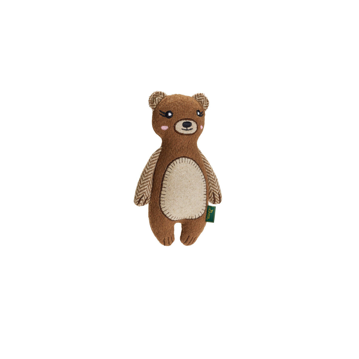 HUNTER Kuscheltier Bär – Nachhaltig & liebevoll (20 cm, Braun)-0