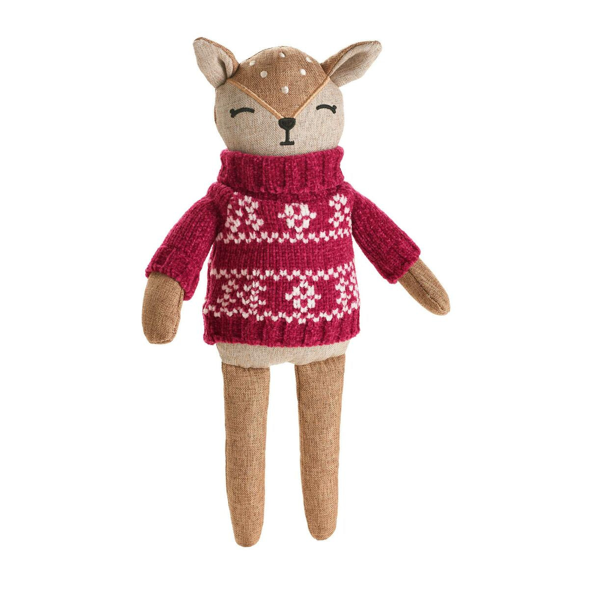 HUNTER Kuscheltier Birka Hirsch – Stilvoll & sanft (Braun, Polyester)-0