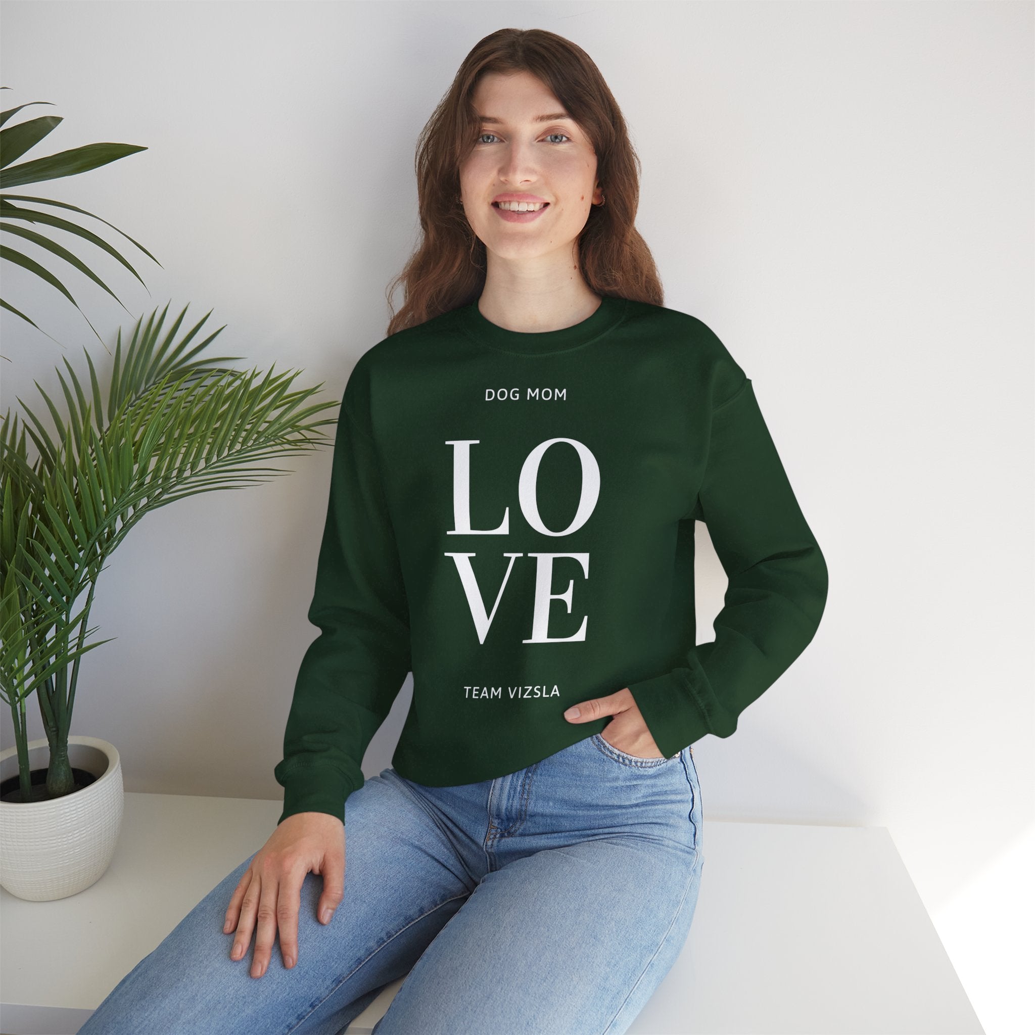 LOVE Sweatshirt – Team Vizsla Pullover für Vizslaliebhaber
