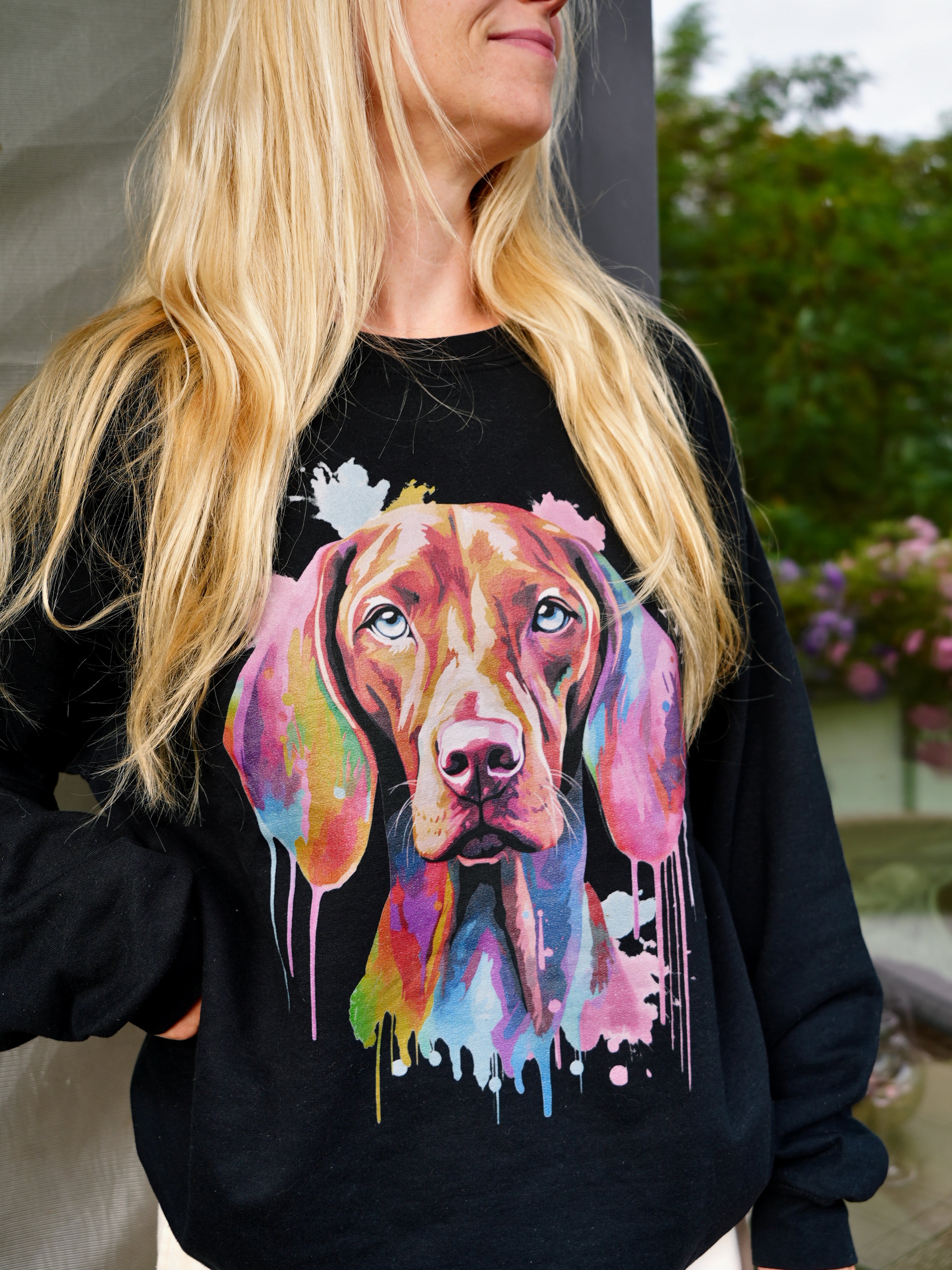 Vizsla-Pullover bringt Farbe in graue Tage!
