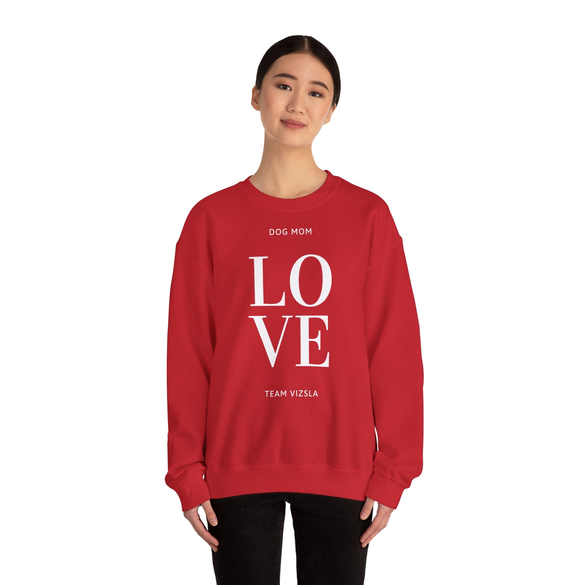 LOVE Sweatshirt – Team Vizsla Pullover für Vizslaliebhaber