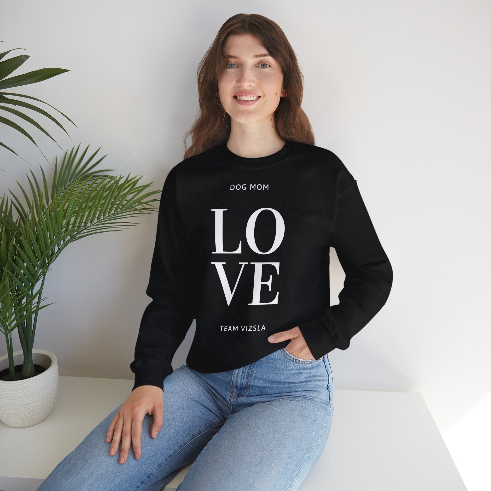 LOVE Sweatshirt – Team Vizsla Pullover für Vizslaliebhaber