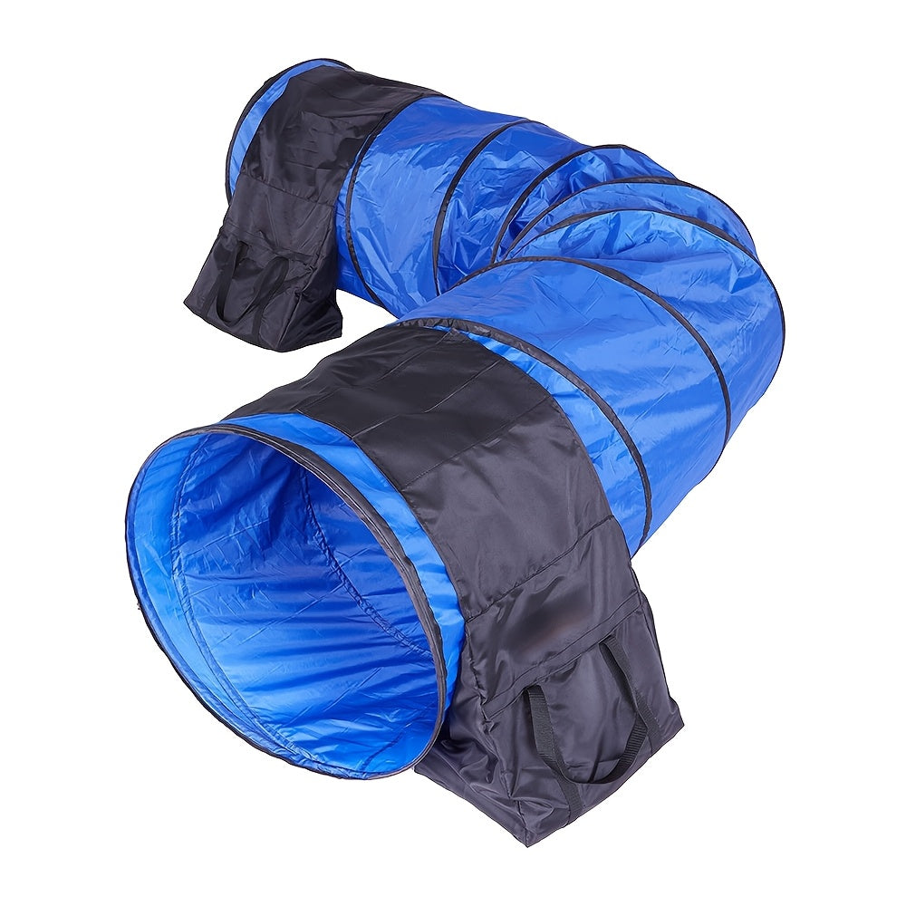 NNETM Foldable Dog Agility Training Tunnel-1