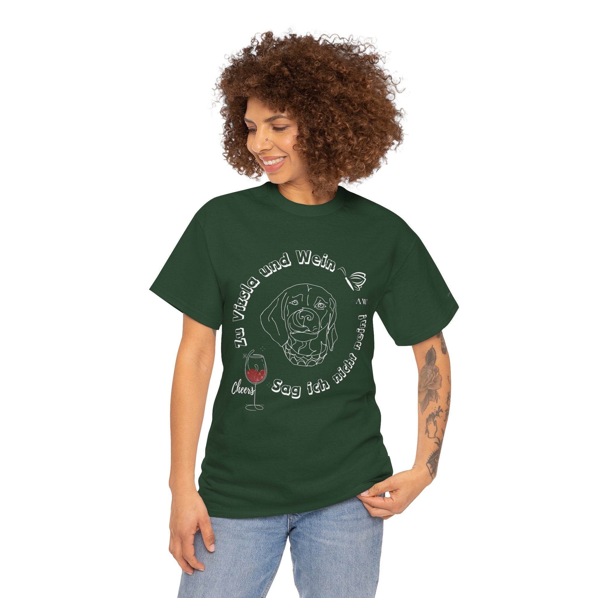 Zu Vizsla und Wein – UNISEX - T-Shirt