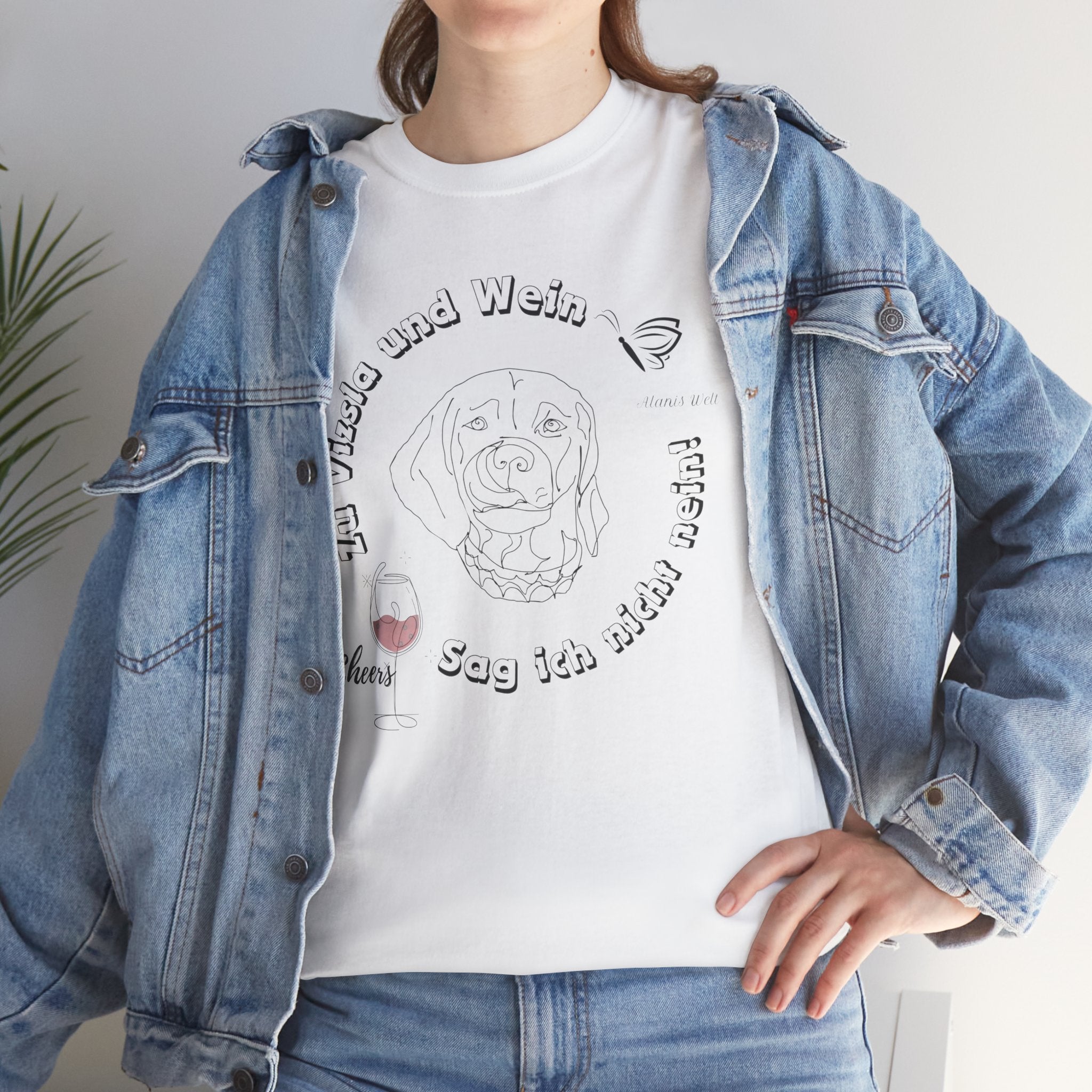 Zu Vizsla und Wein Version2 / Unisex Shirt