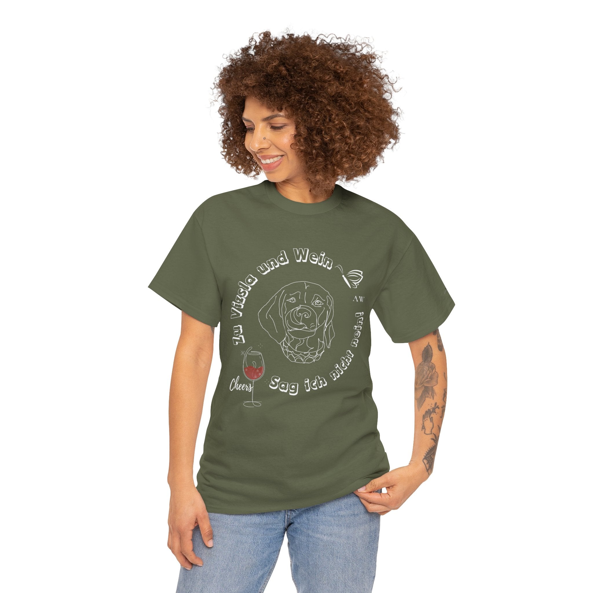 Zu Vizsla und Wein – UNISEX - T-Shirt