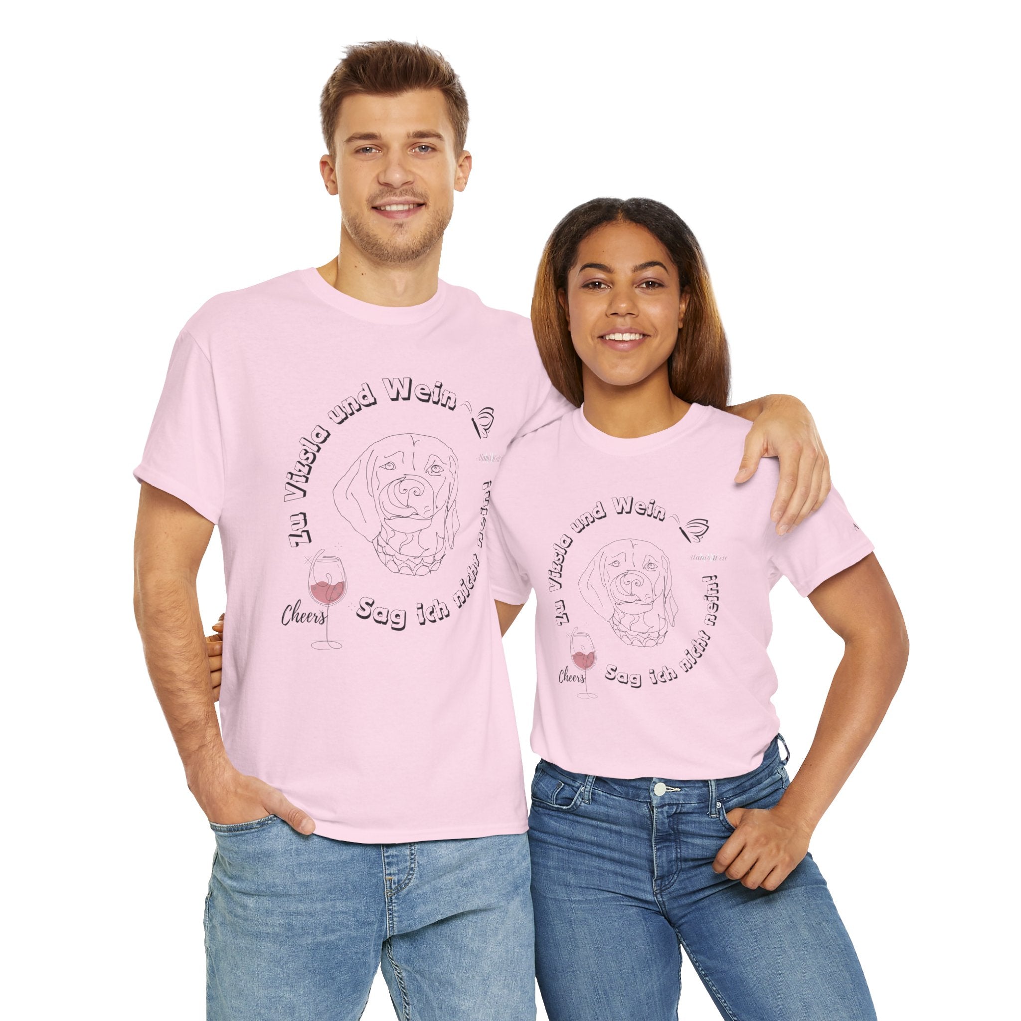 Zu Vizsla und Wein Version2 / Unisex Shirt