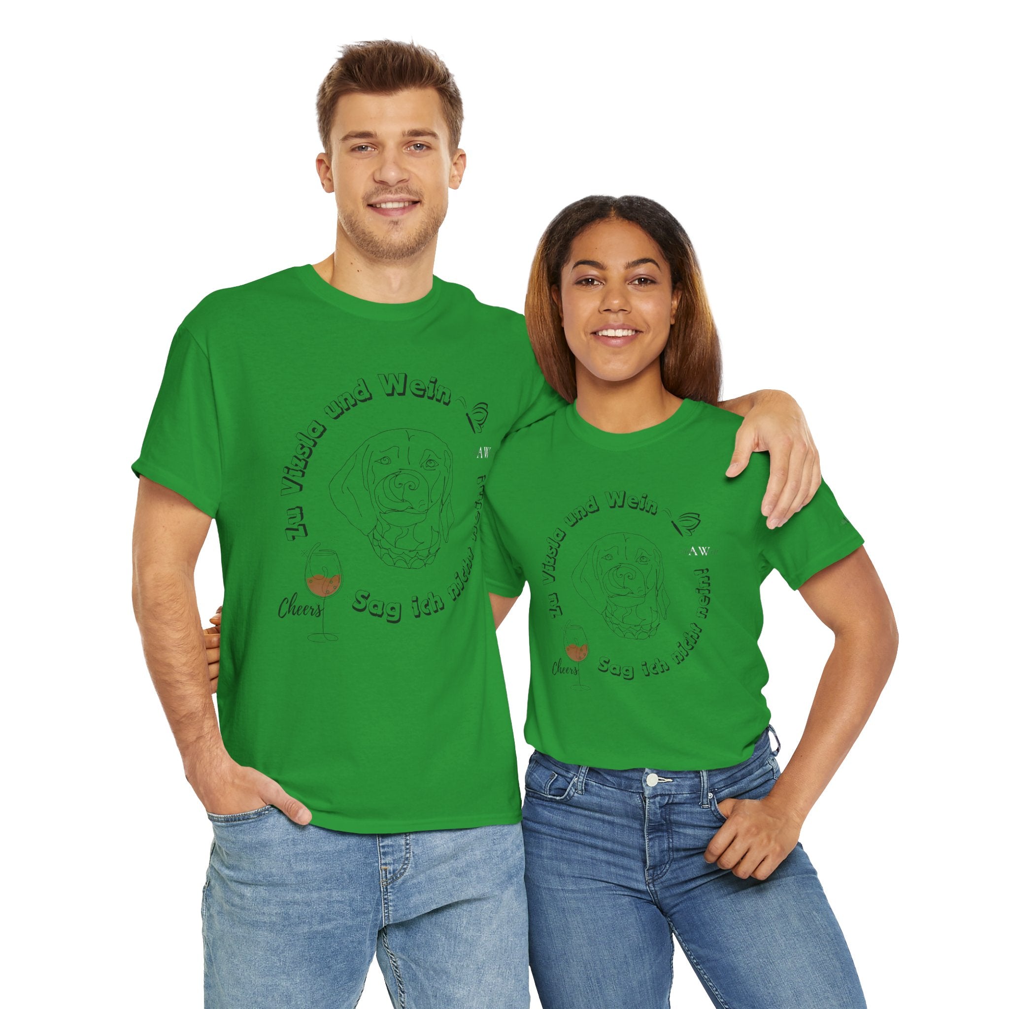 Zu Vizsla und Wein Version2 / Unisex Shirt