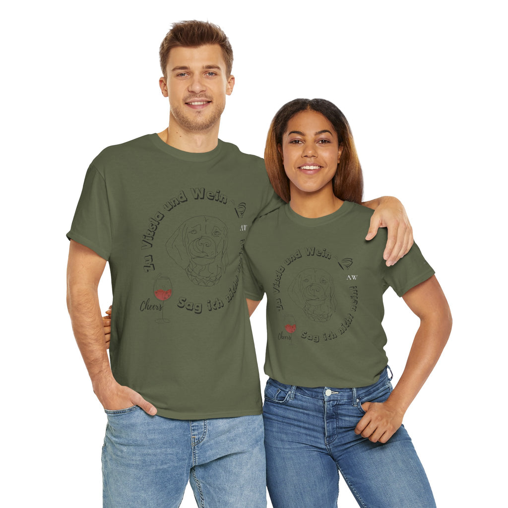 Zu Vizsla und Wein Version2 / Unisex Shirt