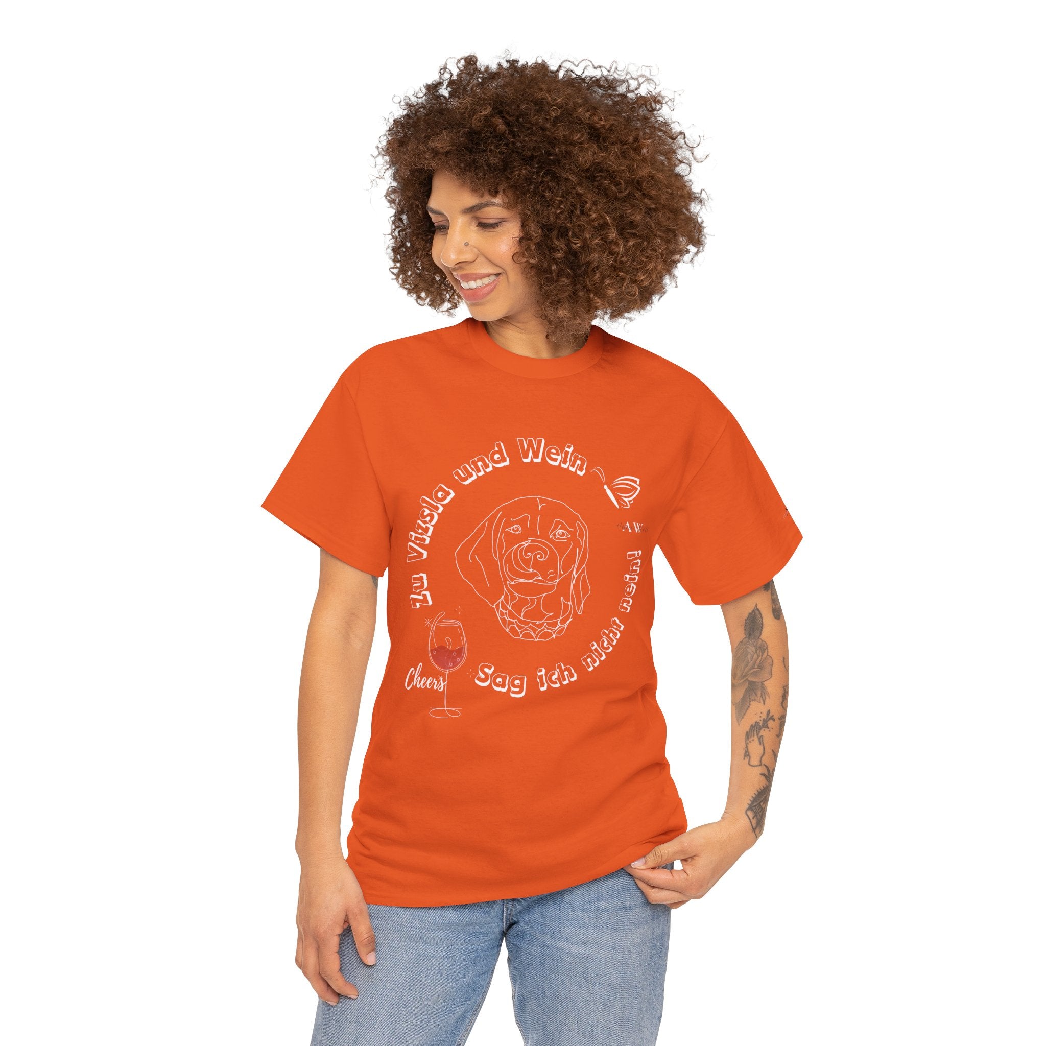 Zu Vizsla und Wein – UNISEX - T-Shirt