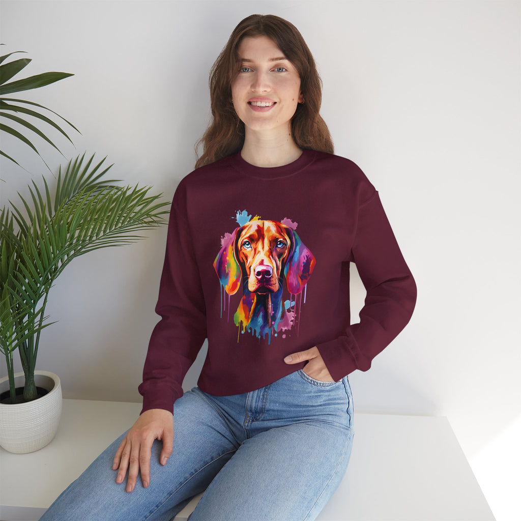 Colorful Vizsla Sweatshirt