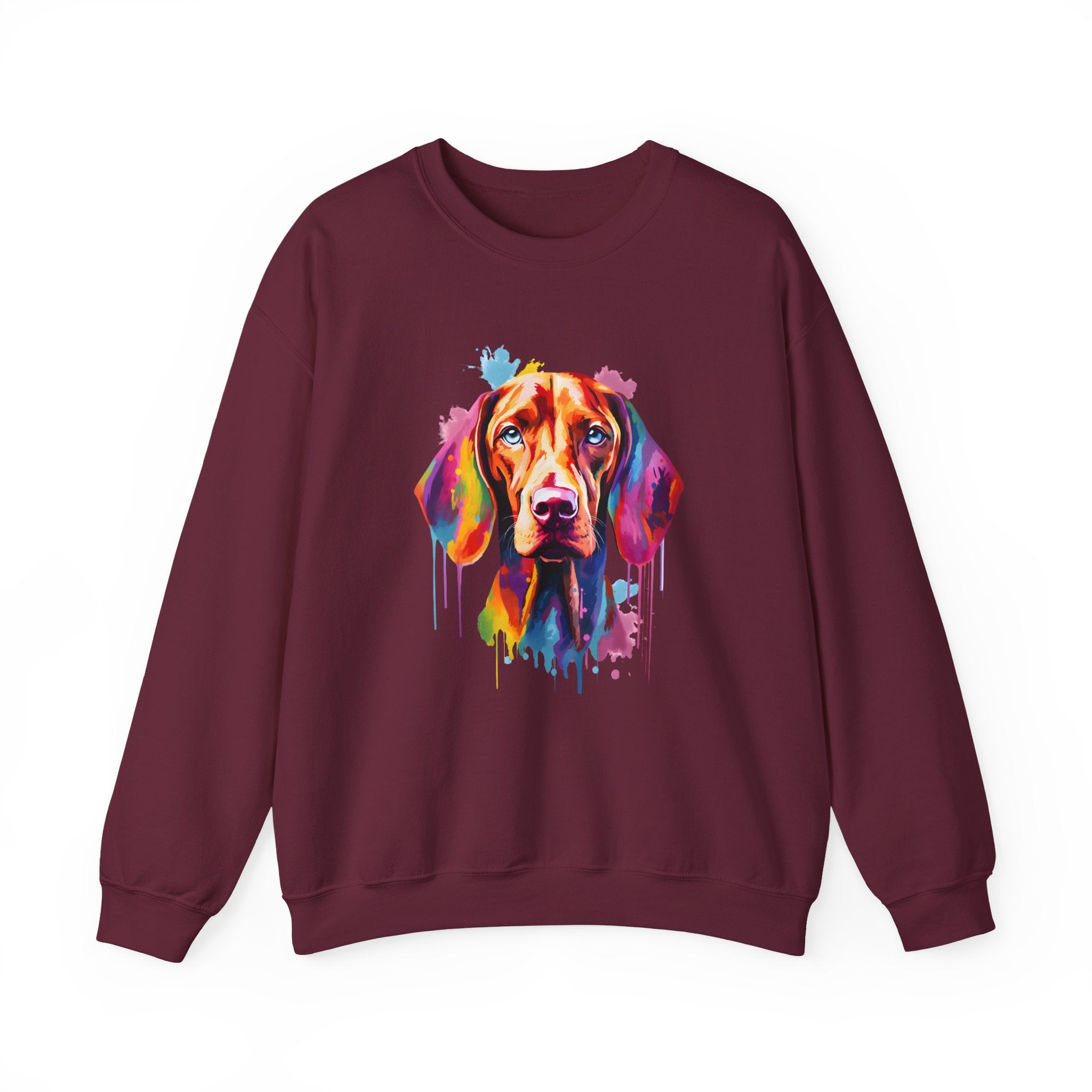 Colorful Vizsla Sweatshirt