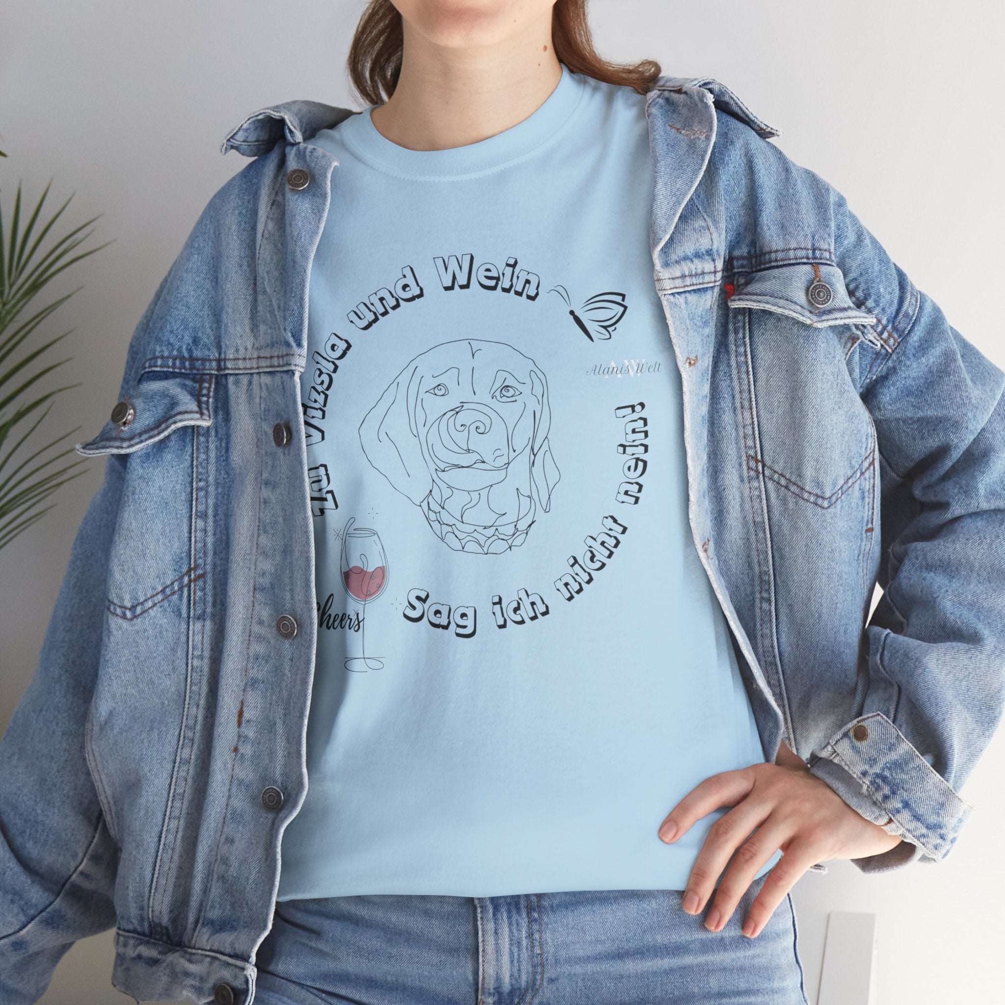 Zu Vizsla und Wein Version2 / Unisex Shirt