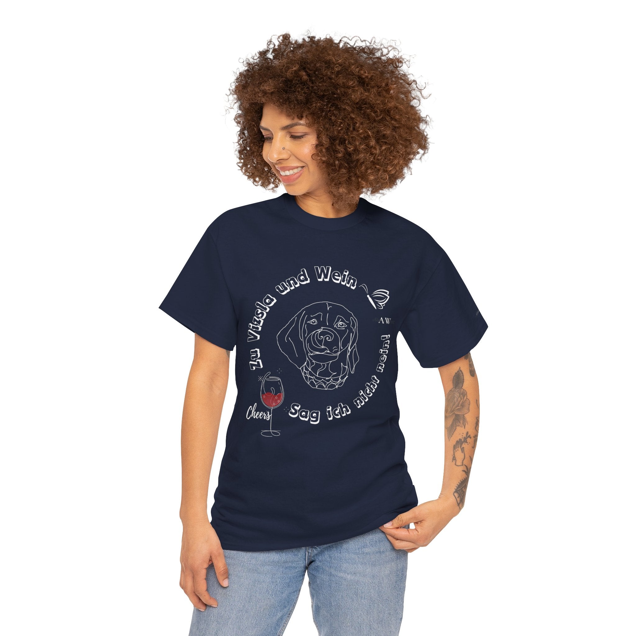 Zu Vizsla und Wein – UNISEX - T-Shirt
