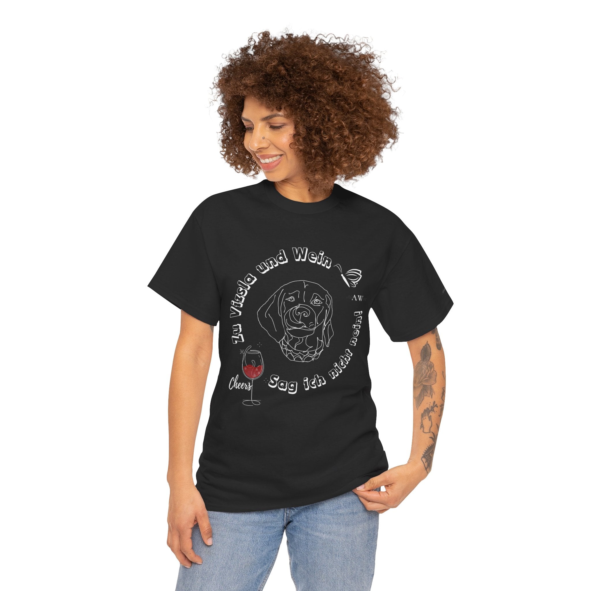 Zu Vizsla und Wein – UNISEX - T-Shirt