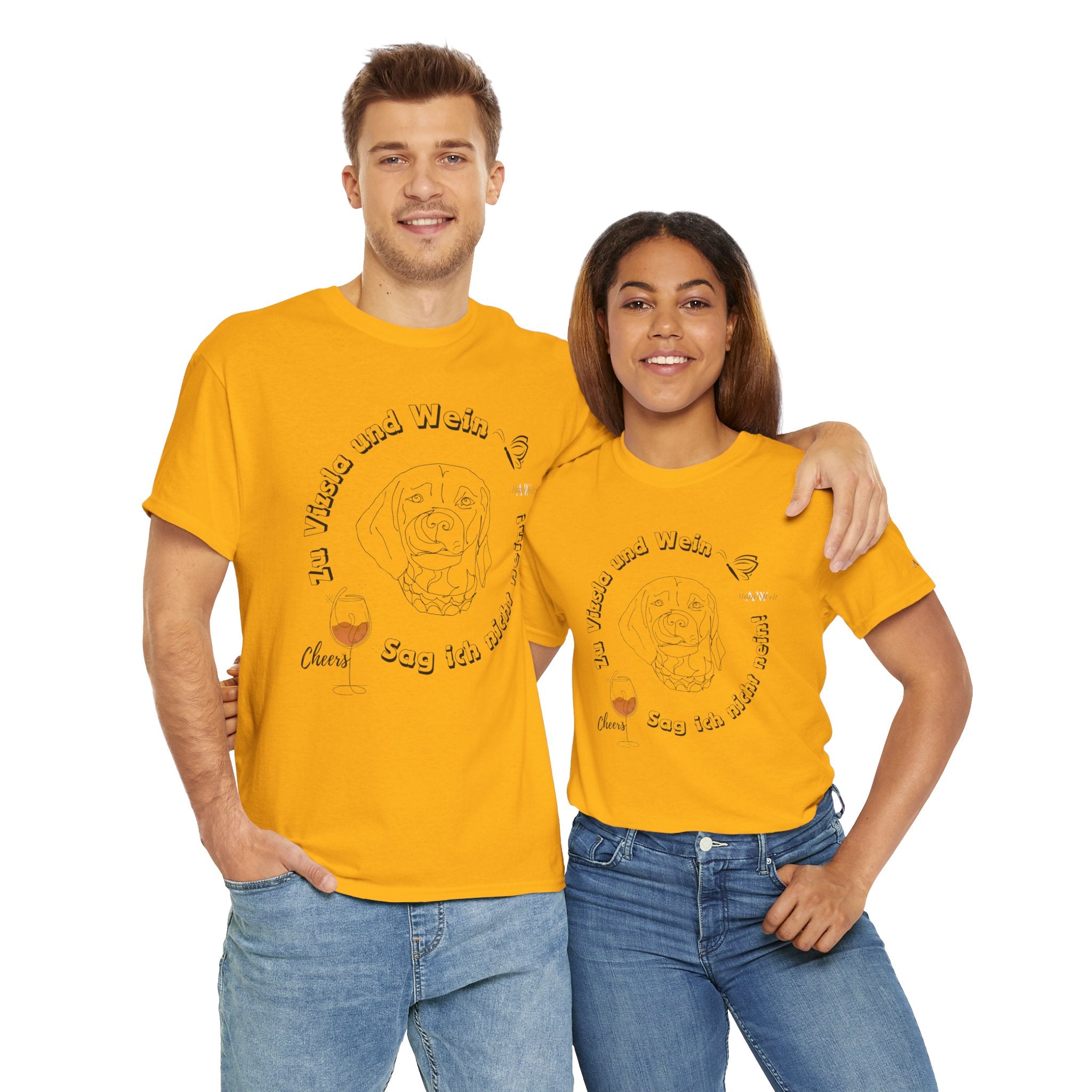 Zu Vizsla und Wein Version2 / Unisex Shirt
