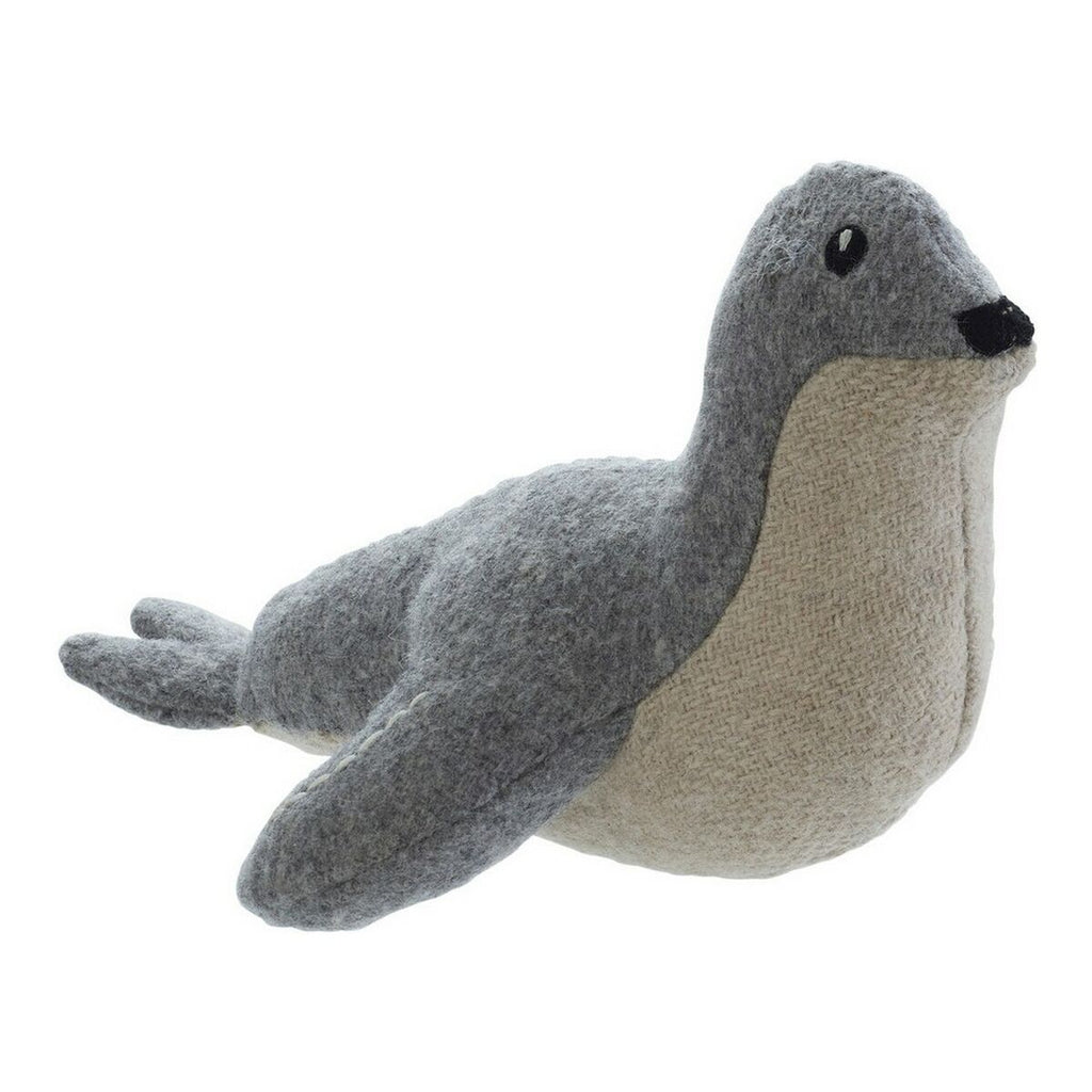 HUNTER Kuscheltier Skagen Seerobbe – Nachhaltig & leise (Grau, 100 % recycelt)-0