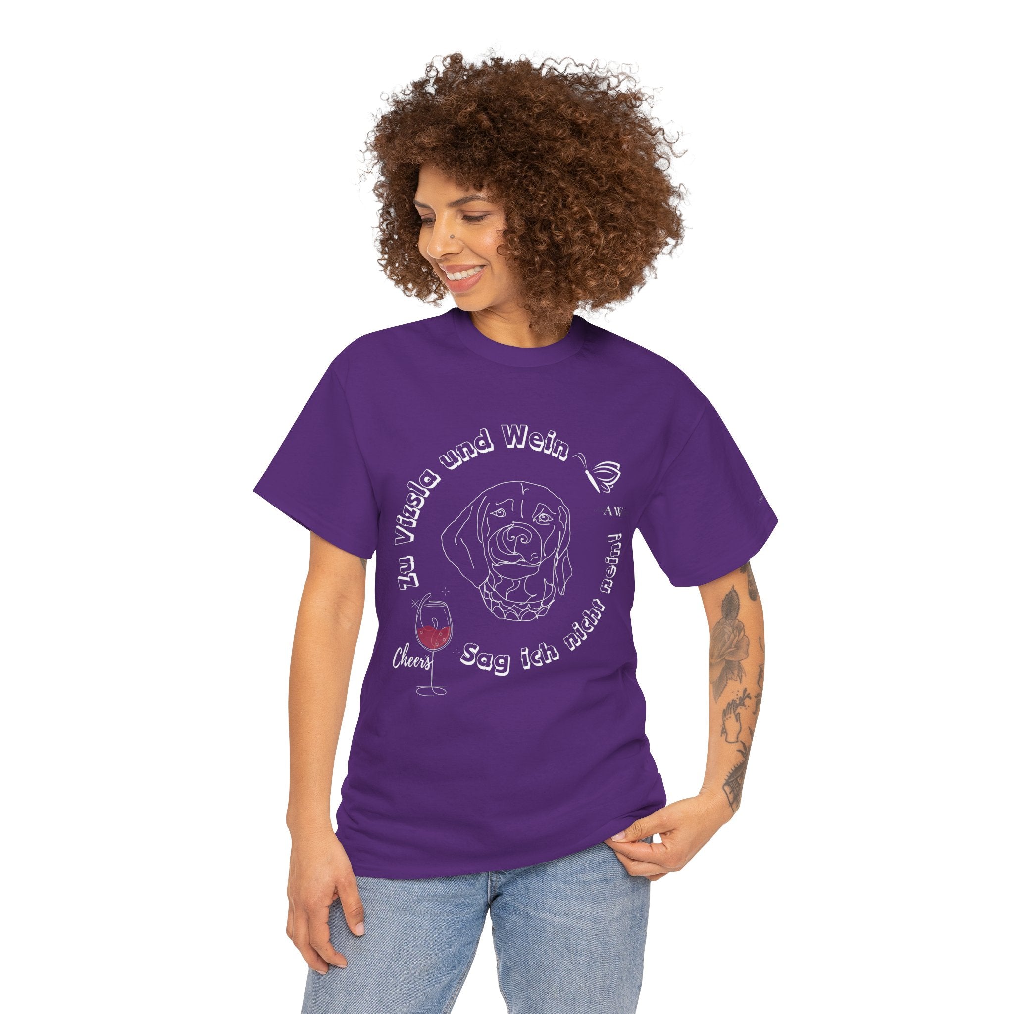 Zu Vizsla und Wein – UNISEX - T-Shirt