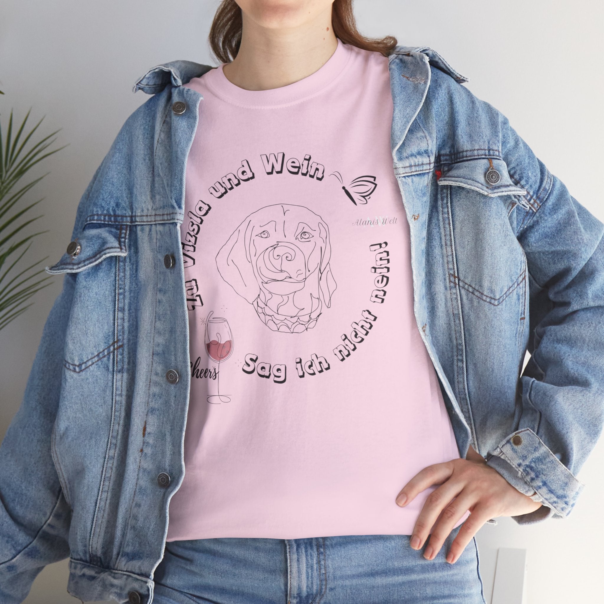 Zu Vizsla und Wein Version2 / Unisex Shirt
