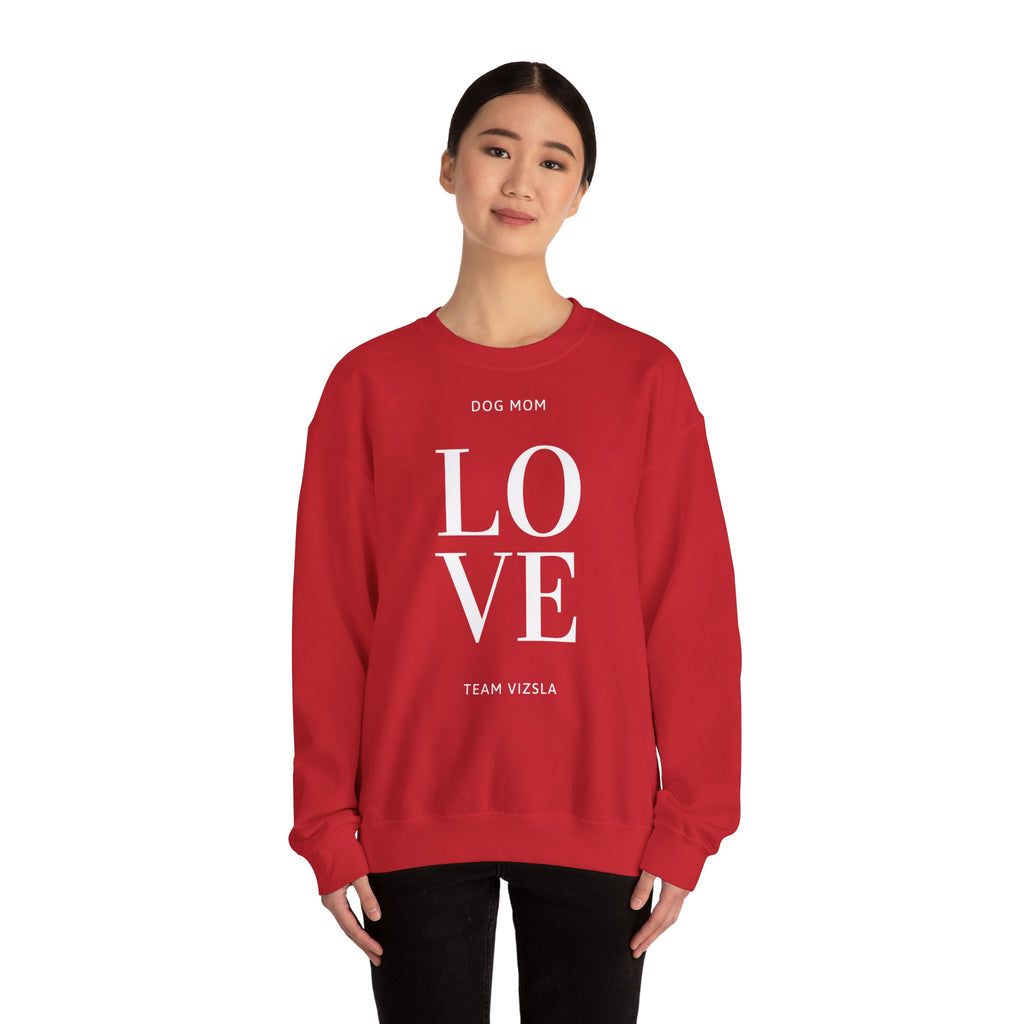 LOVE Sweatshirt – Team Vizsla Pullover für Vizslaliebhaber