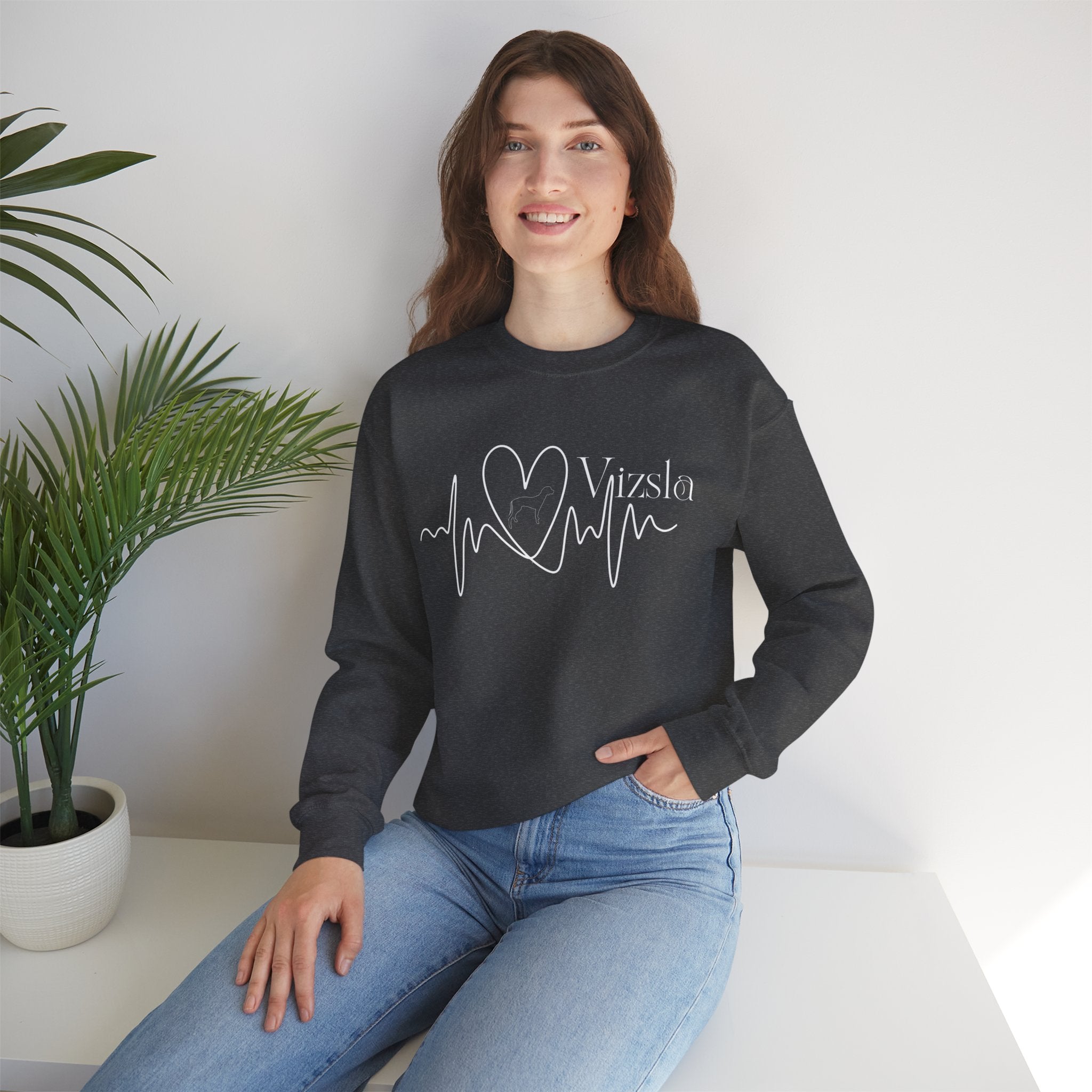 Vizsla Herzschlag Sweatshirt