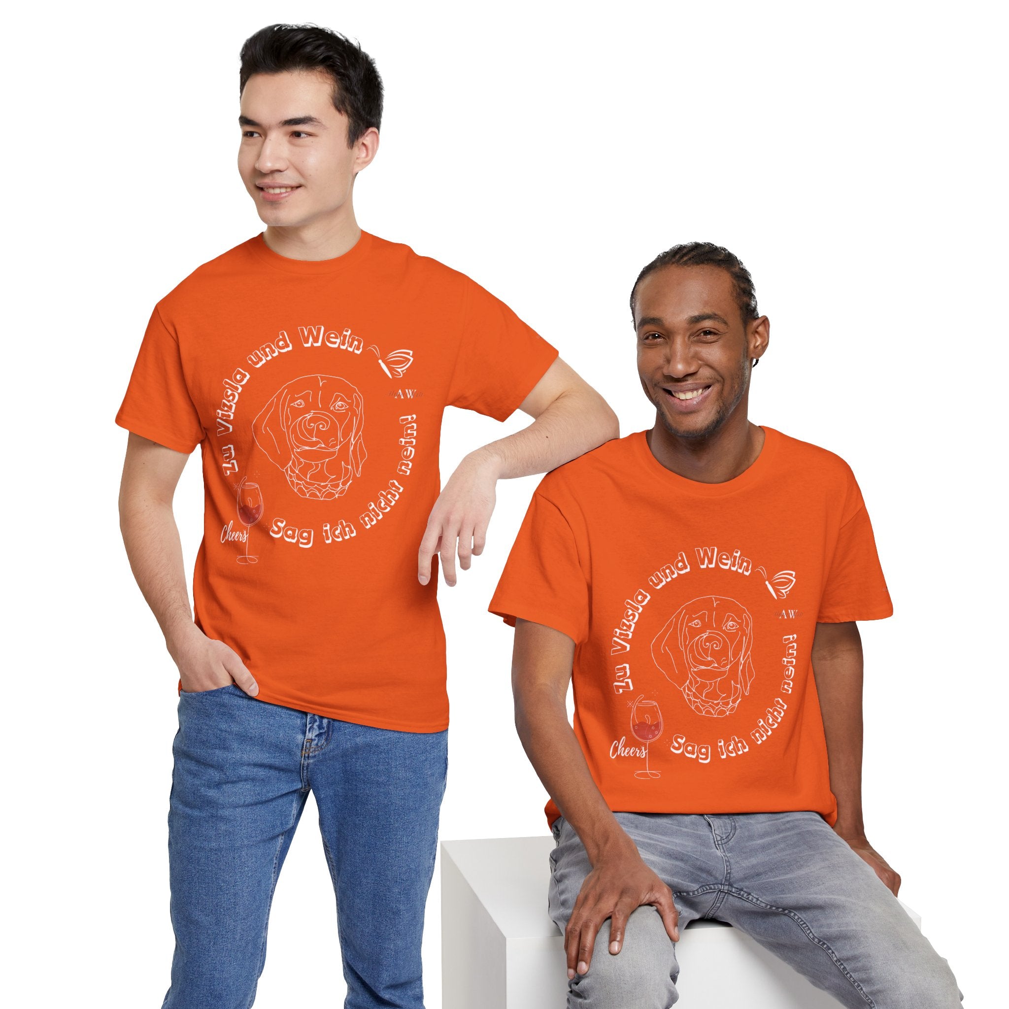 Zu Vizsla und Wein – UNISEX - T-Shirt