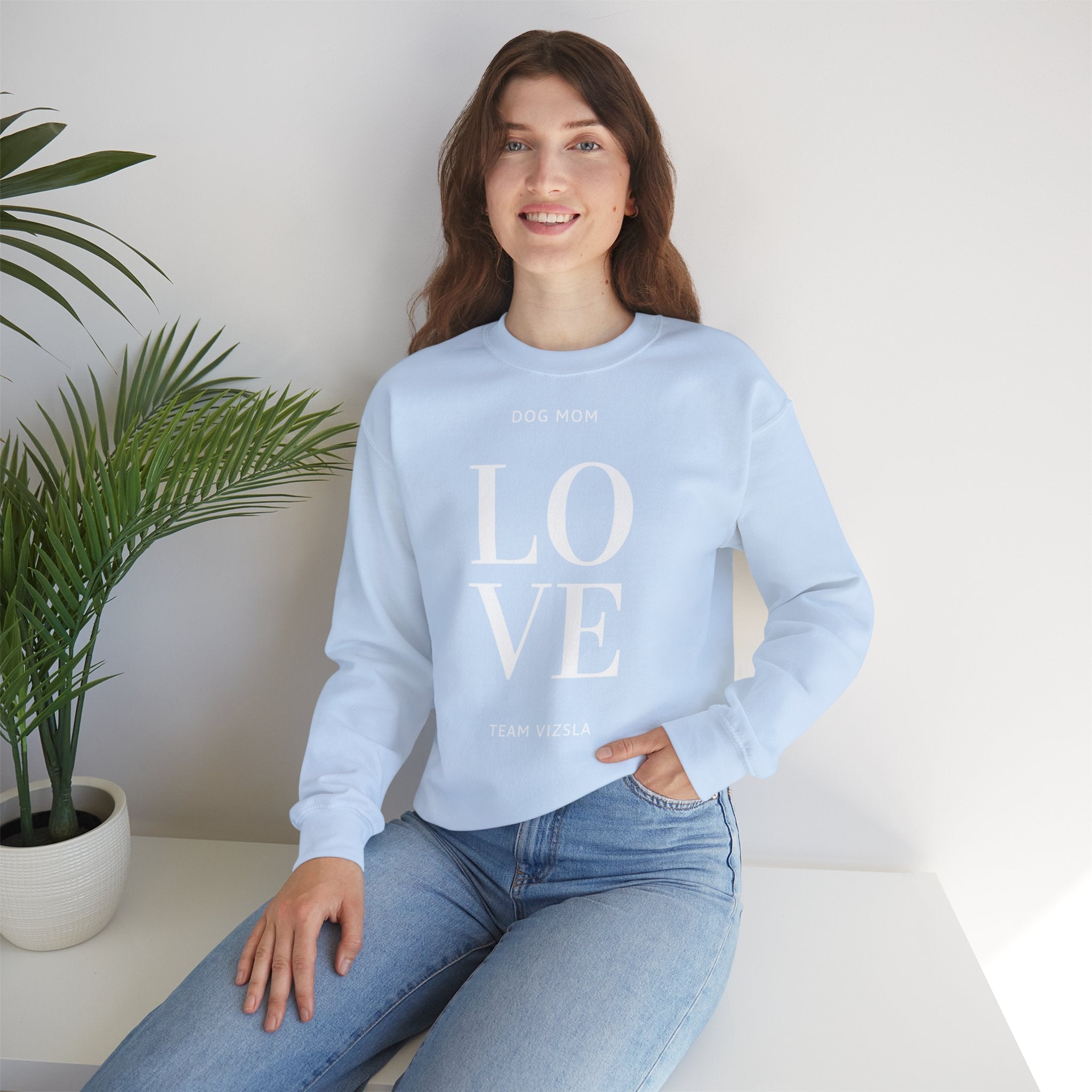 LOVE Sweatshirt – Team Vizsla Pullover für Vizslaliebhaber