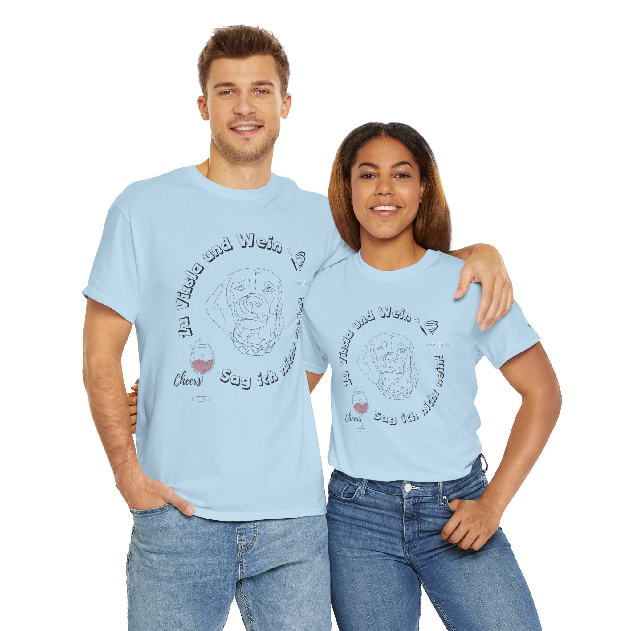 Zu Vizsla und Wein Version2 / Unisex Shirt