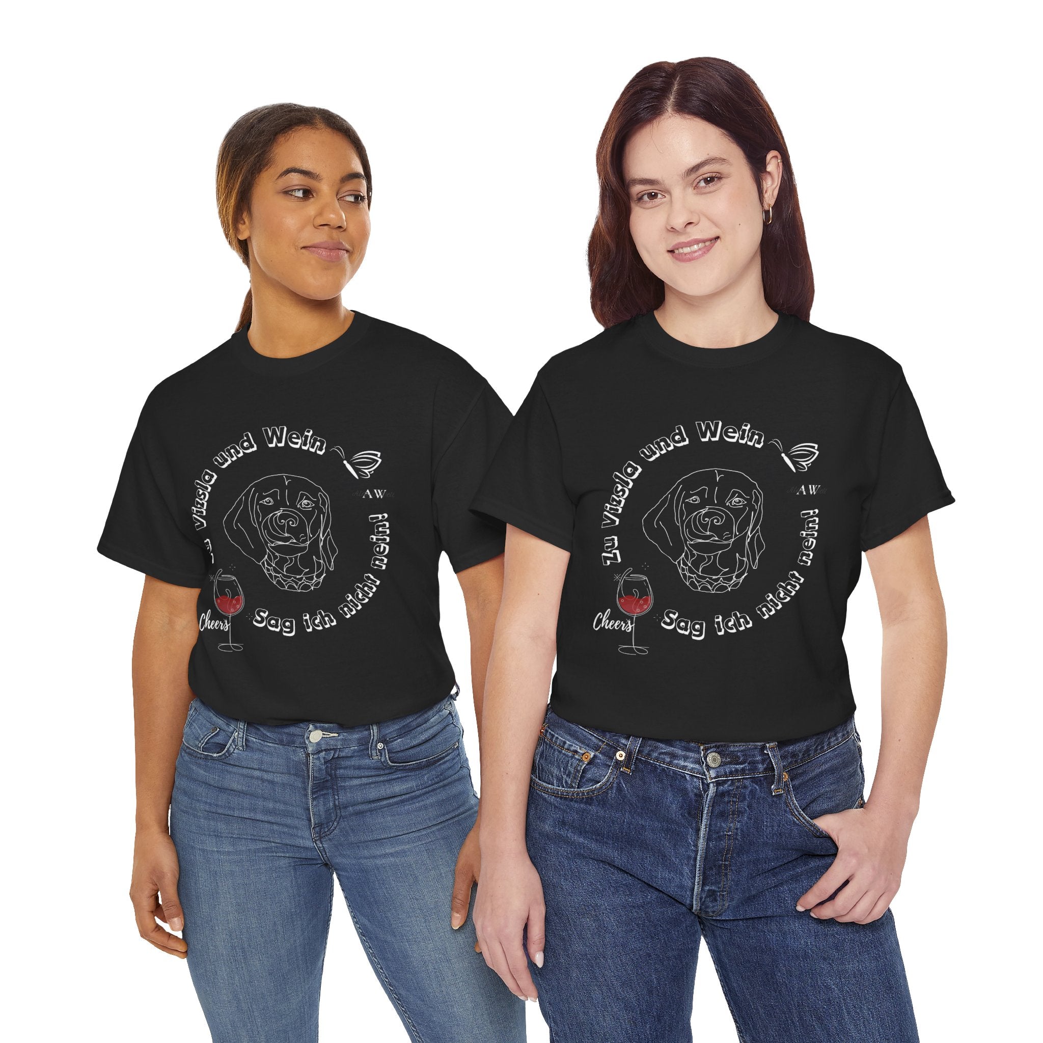 Zu Vizsla und Wein – UNISEX - T-Shirt