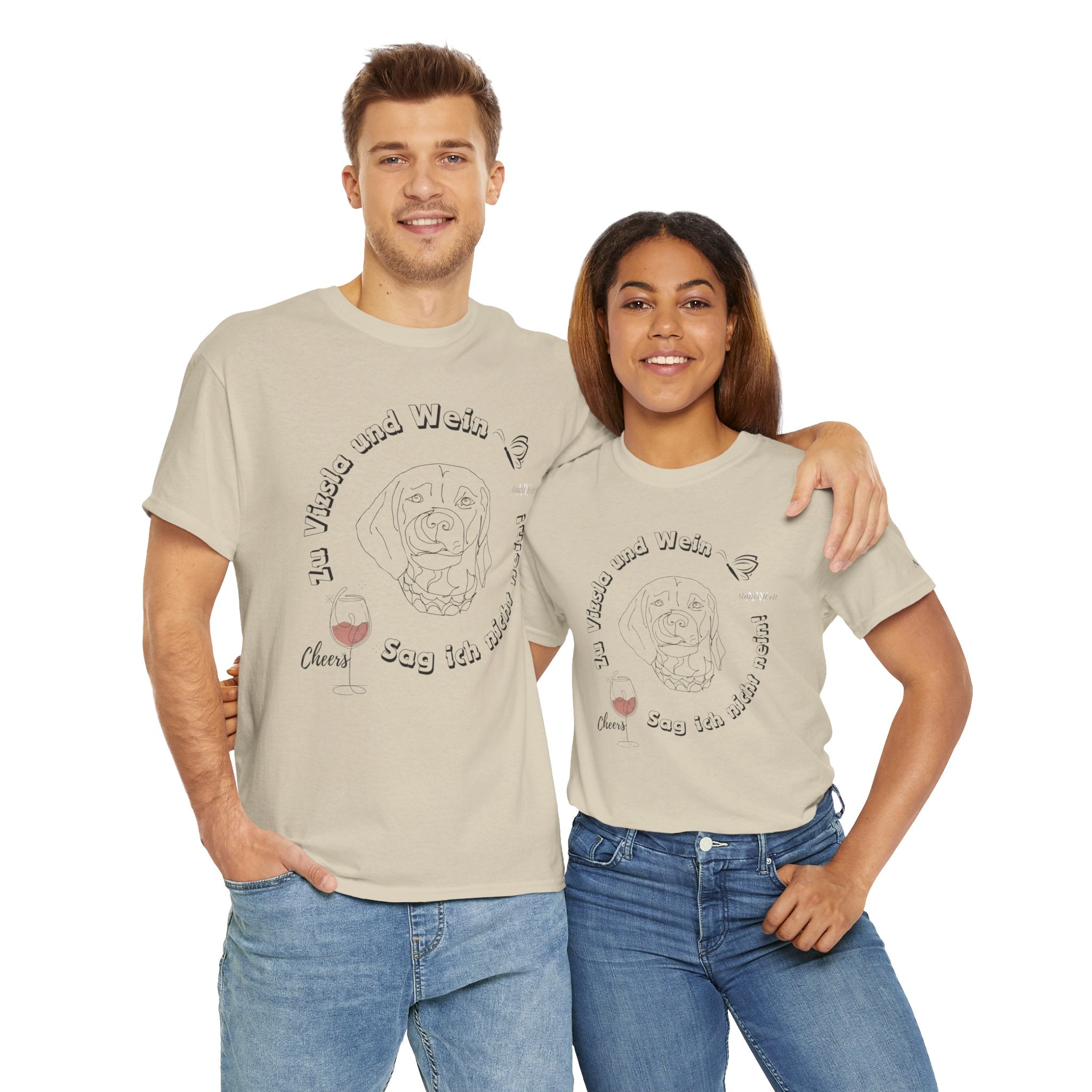 Zu Vizsla und Wein Version2 / Unisex Shirt